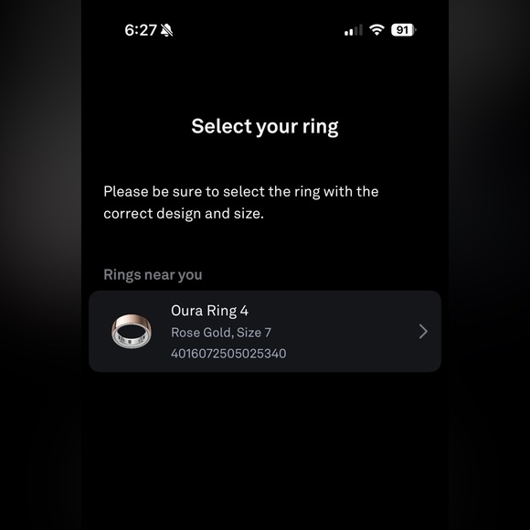 Oura Ring Gen 4, Rose Gold, Size 7 - Picture 3 of 3